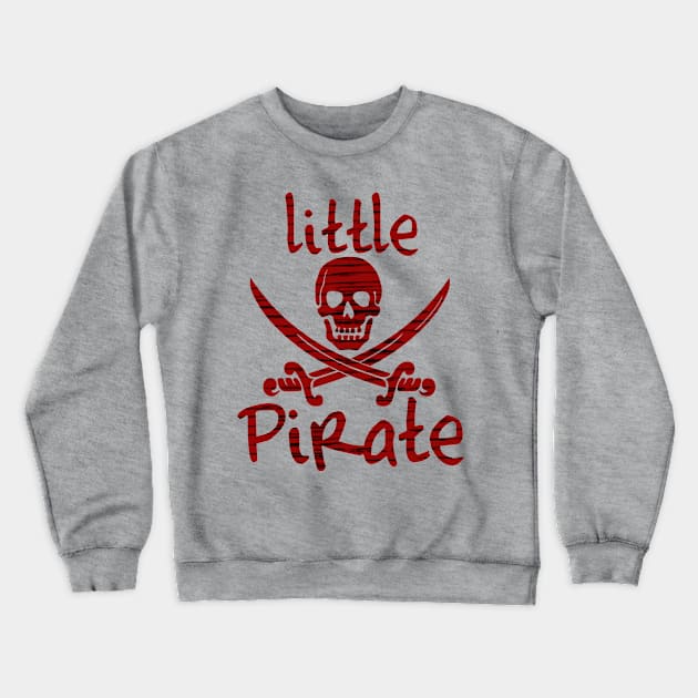 Pirate flag for little pirates Crewneck Sweatshirt by SpassmitShirts